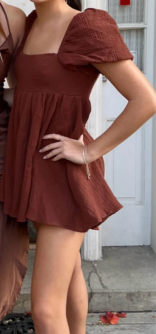 Princess Polly Brown Romper - Image 3