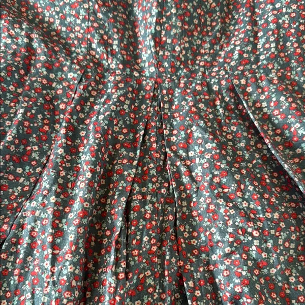 American Eagle Floral Strapless Dress - Image 4