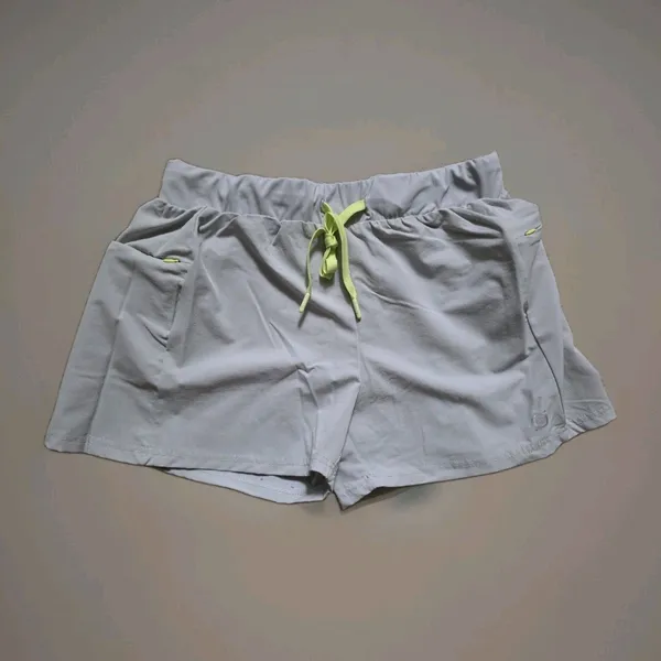Born Outdoor Women's Shorts Size Large Gray Double Pockets Run Hike Gym - Image 2