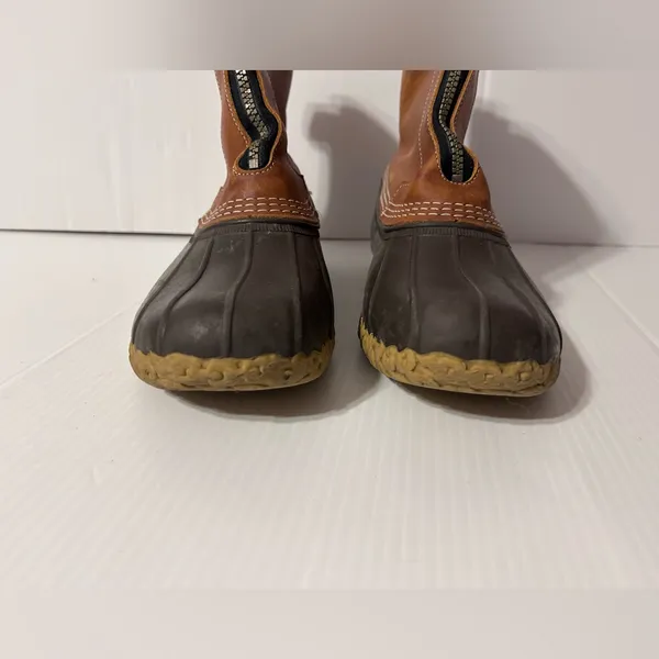 L.L. Bean leather rain winter Duck boots men size 9 M/ GM- Women size 10 M - Image 5