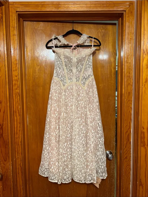 Glass Candy Corset Dress Pink Size L - Image 3