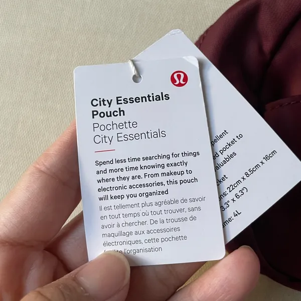 Lululemon City Essentials Pouch 4L - Rockwood - Image 3