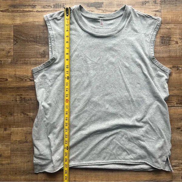 Free People Movement Sweatshirt Tank Workout Sleeveless Pockets Oversized Size M - Image 5