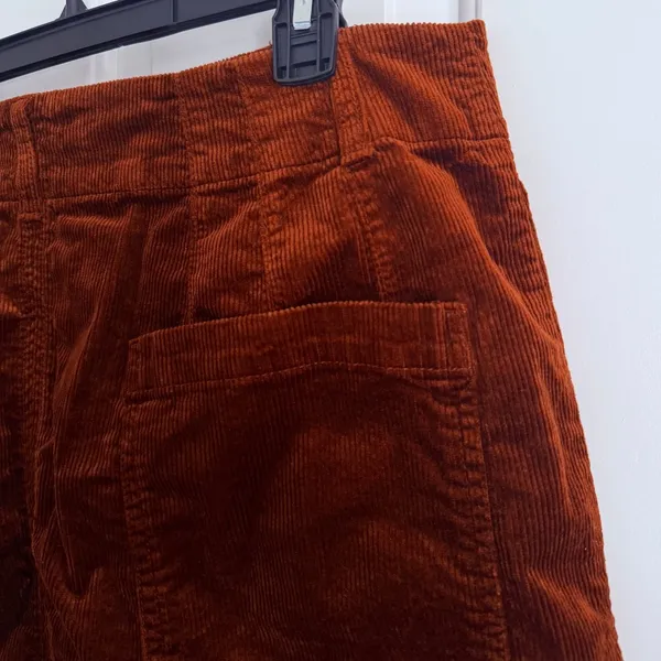 Maeve Colette Corduroy Button Front Mini Skirt Size XL Copper NWT Anthropologie - Image 6