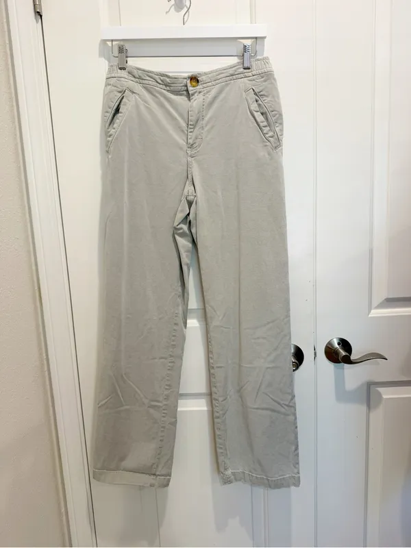 MARINE LAYER Saturdays Pants in Faded Olive size Small - Image 4