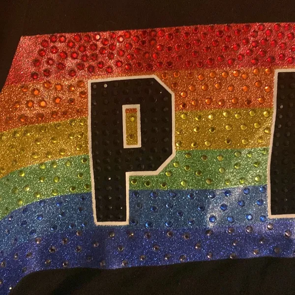 Bnwot | Vs Pink | Super Rare | Pride Rainbow 🌈 Colors With All Rhinestones - Image 3