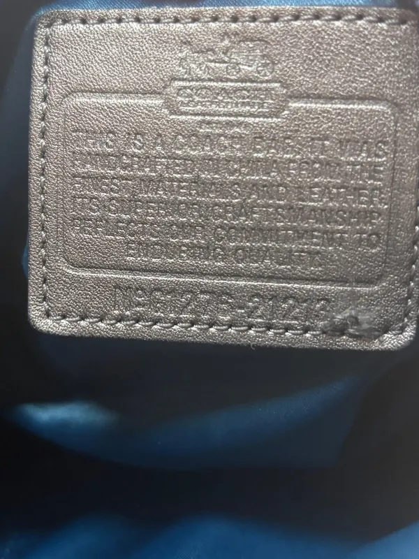 Coach‎ Gray Purse - Image 9