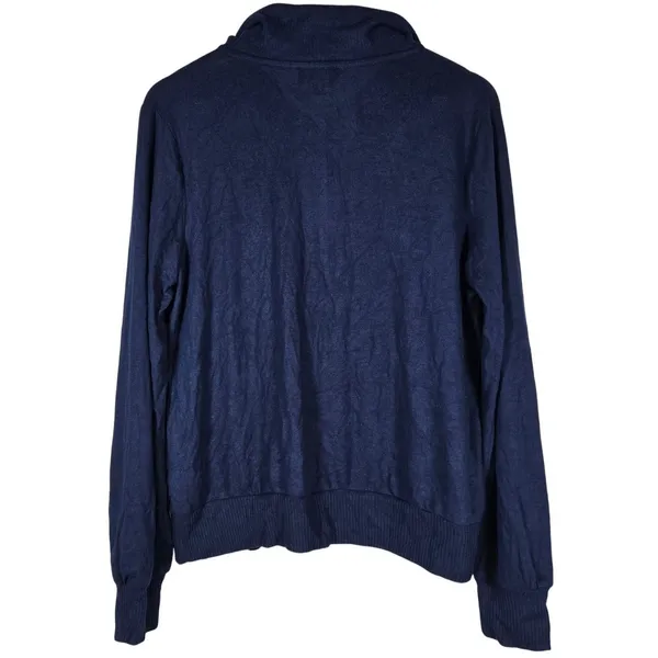 Fortune + Ivy Womens Navy Blue Quarter Zip Pullover Sweater‎ XL 1725T57 - Image 3