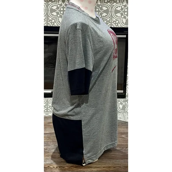NIKE Florida State FSU Seminoles Heather Grey S/S Shirt w/Black Contrast -Small - Image 4