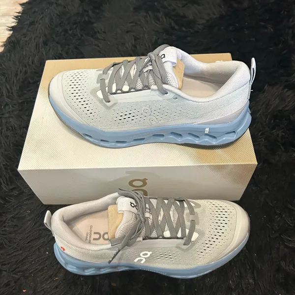 On Cloud CLOUDSURFER trail 2 glacier dust athletic training running lace up shoes sneakers new - Image 7