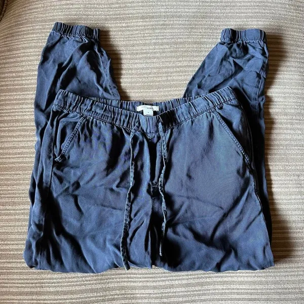 Anthropologie Daily/Ritual 100% lyocell joggers navy 4 - Image 2