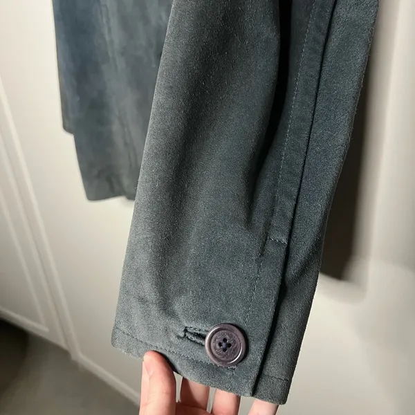 Vintage Coach 100% Suede Leather Jacket – Y2K Era - Image 4