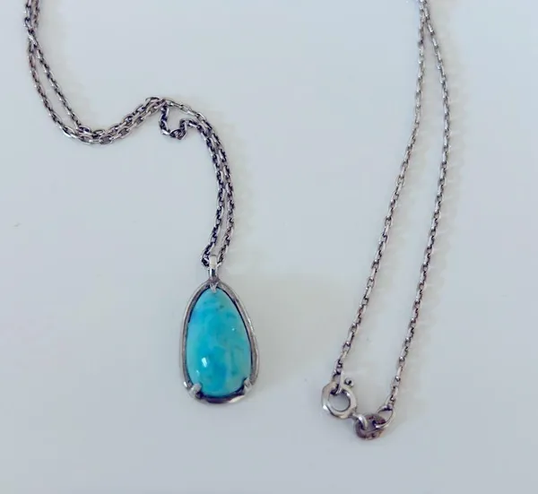 Silver Turquoise Pendant - Image 3