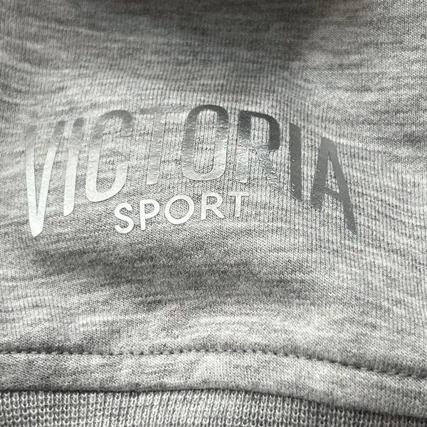 Victoria Secrets Sport VSX Pullover Sweatshirt Long Sleeve Pullover Large L Gray - Image 4