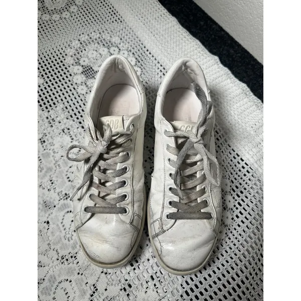 Golden Goose Pure Star Leather Low-Top Sneakers - Image 2