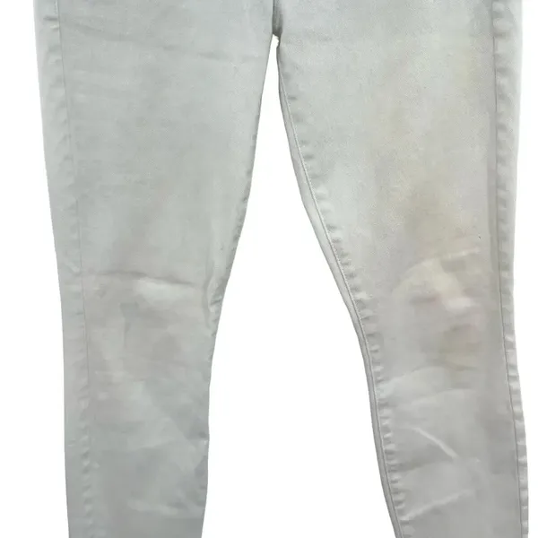 Mother Denim Looker Ankle Fray Jeans in Glass Slipper‎ White Size 26 - Image 6