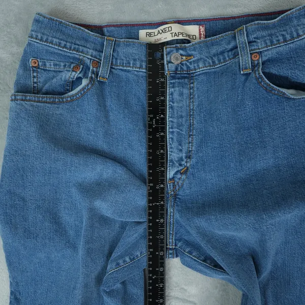 Vtg Y2K Levis 550 Jeans Relaxed Tapered Jeans Women 14M Stretch High Rise Mom - Image 9