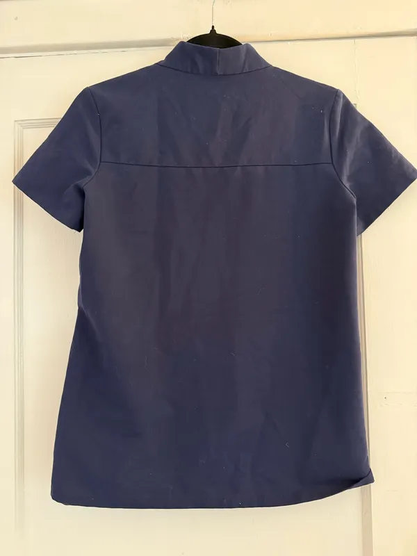 FIGS Navy Scrub Top - Image 3