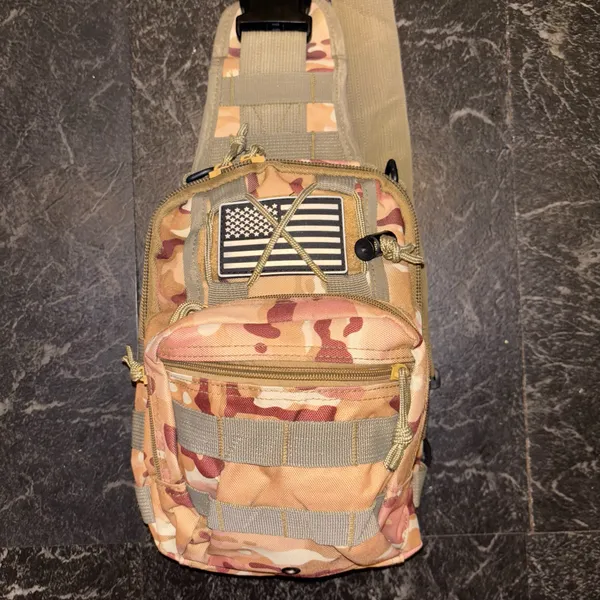 Camo tan Crossbody bag - Image 11