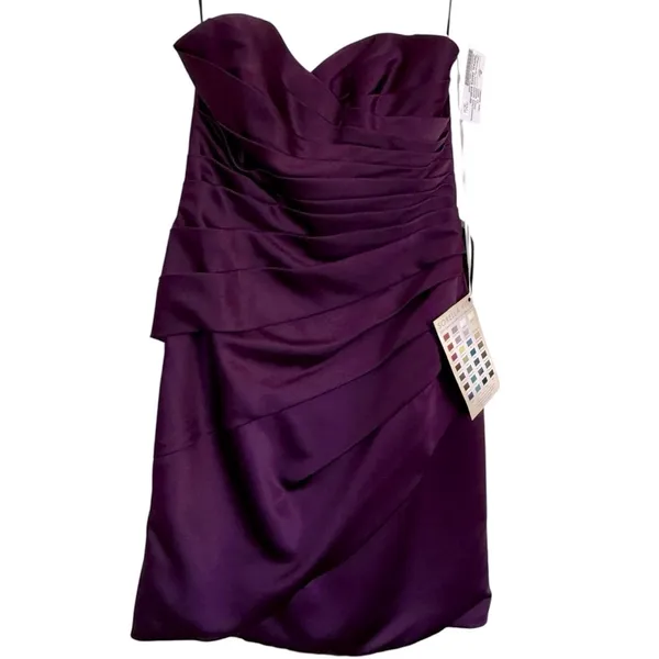 Sorella Vita NWT Cocktail Dress Style 2399 Women’s Size: 12 Color: Aubergine - Image 2