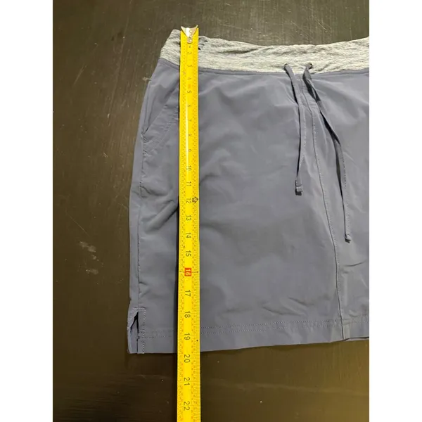 Duluth Trading Co Armachillo Skort Blue Gray Hiking Athletic Skirt Womens 8 - Image 5