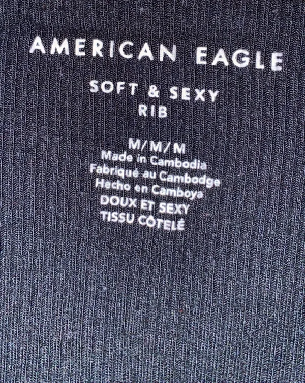 American Eagle Outfitters Ribbed Tank Top - Image 3