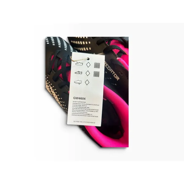Adidas Predator Accuracy.4 FxG Soccer Cleats Black Pink GW4604 Womens 5 - Image 9