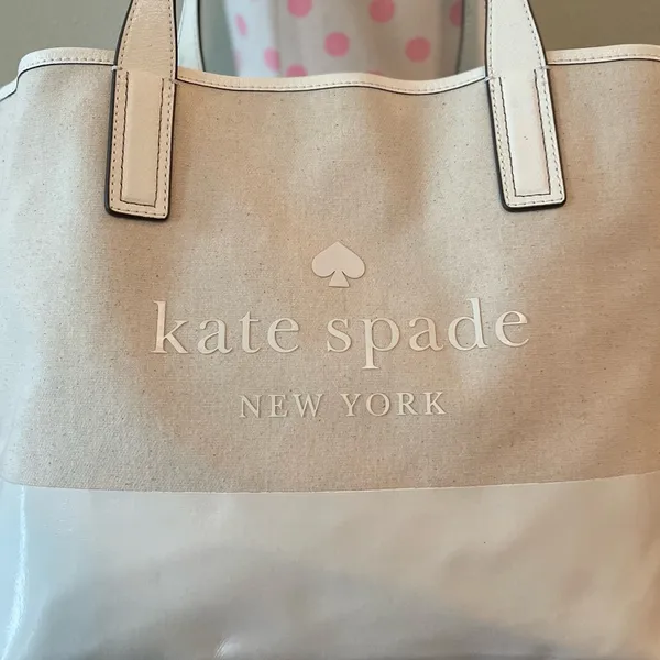 NWOT KATE SPADE Ash Street Logo Triple Compartment Tote - Image 2