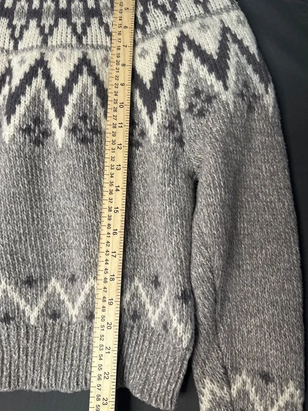 For The Republic Women’s S/P Fair Isle Sweater Nordic Ski Chalet Après Cozy - Image 6