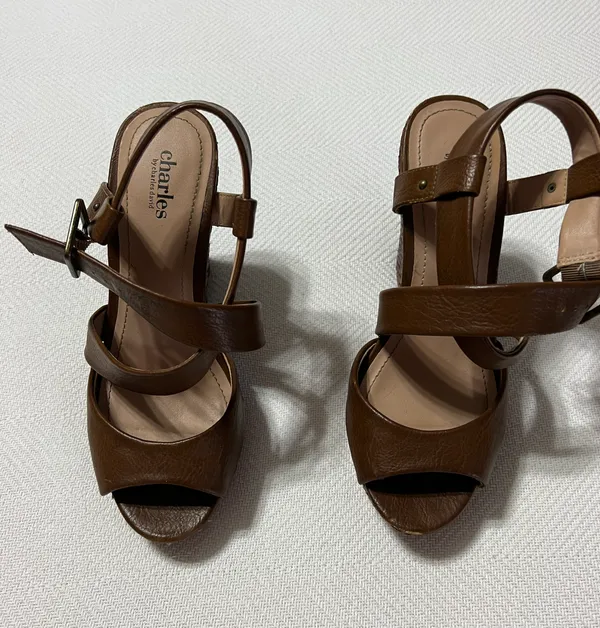 Charles David Brown Wedges - Image 2