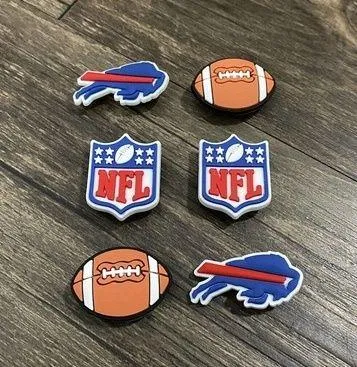 Crocs Buffalo Bills Football Team Charm For Shoe Charms - 6 Pieces - Image 2