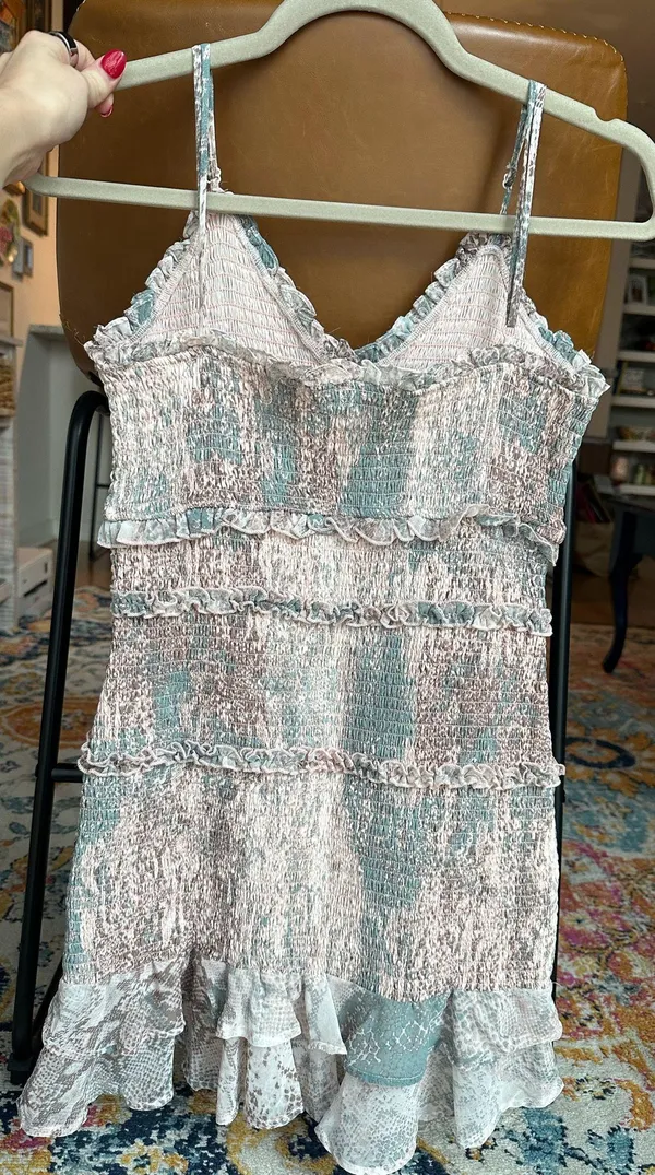 Karlie Chiffon Cami Smock Dress - Image 2
