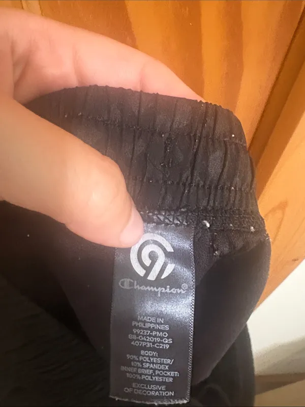 Champion Size Large Black Activewear Shorts - Image 4
