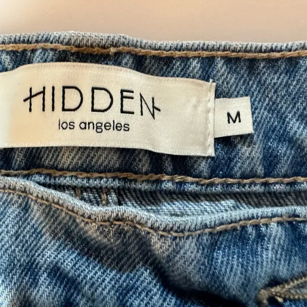 Jean Skirt Midi By Hidden Jeans Size: M New With Tags - Image 3