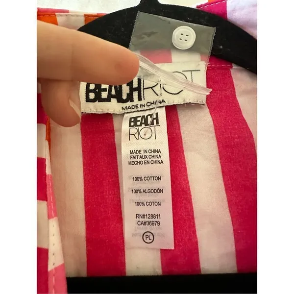 NWT Beach Riot Alexa Top in Sunset Stripes Size PL - Image 11