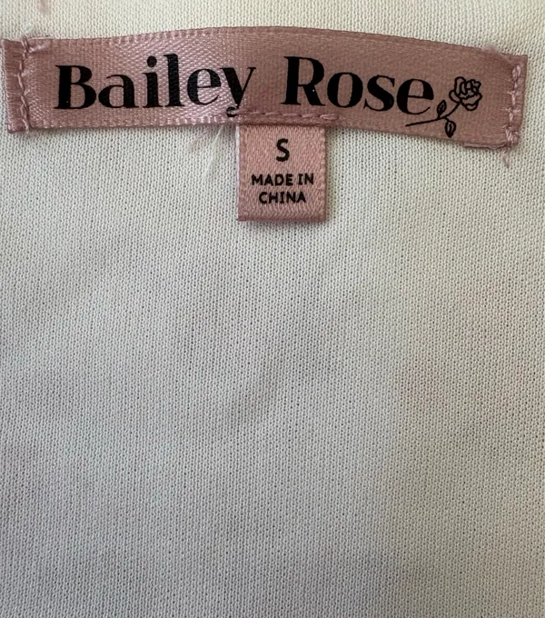Bailey Rose Floral Mesh Top White - Image 3
