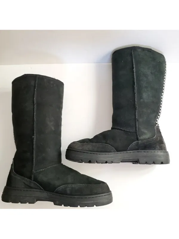 $295 UGG Ultra Tall Revival Tasman Braid Boots, size 9 - Image 9
