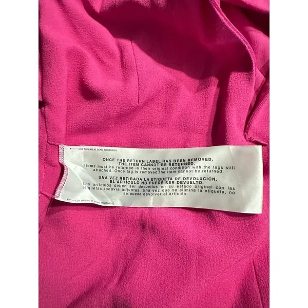 Dress the Population Kiara Cocktail Dress Women's Small Pink Side Bow Body-Con - Image 10