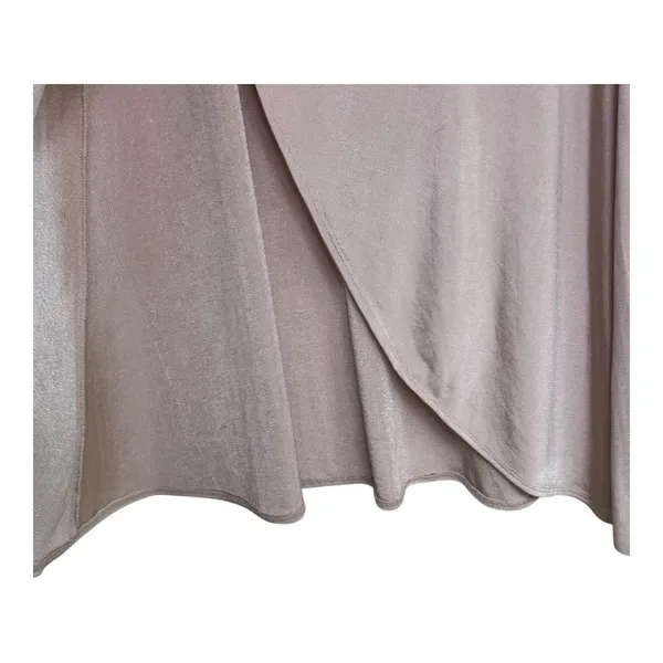 Free People Skirt Women's Small S Midi Wrap Drape Faux Crossover‎ Blush Pink - Image 6
