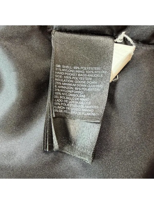 The North Face Women’s Black 550 Down Hooded Long Parka Jacket Coat Small Winter - Image 11