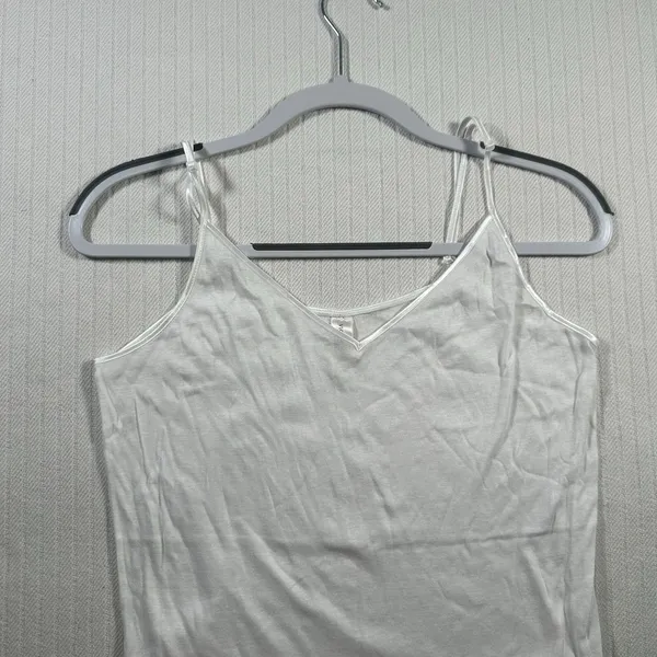 Victoria’s Secret Women’s White Cami Tank Top Size Large Adjustable Straps - Image 4