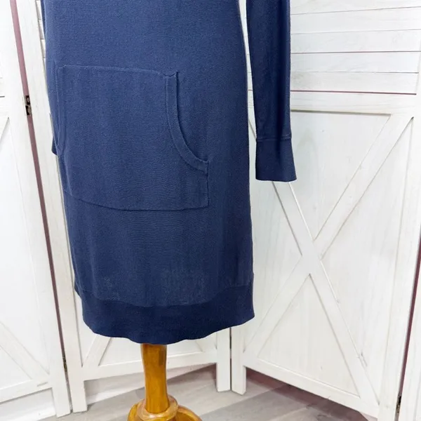 Lilly Pulitzer Jupiter Knit Sweater Shift Dress Navy Blue‎ XS Long Sleeve - Image 7