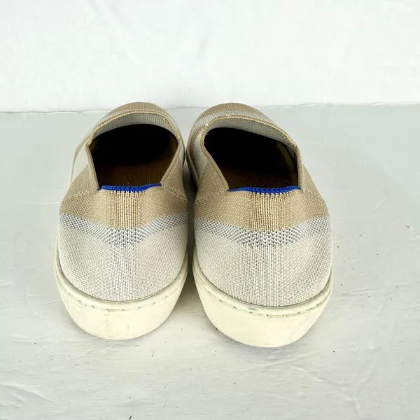 Rothy's The Sneaker Birch Stripe Size 8 Slip On Loafer Comfort Casual - Image 6