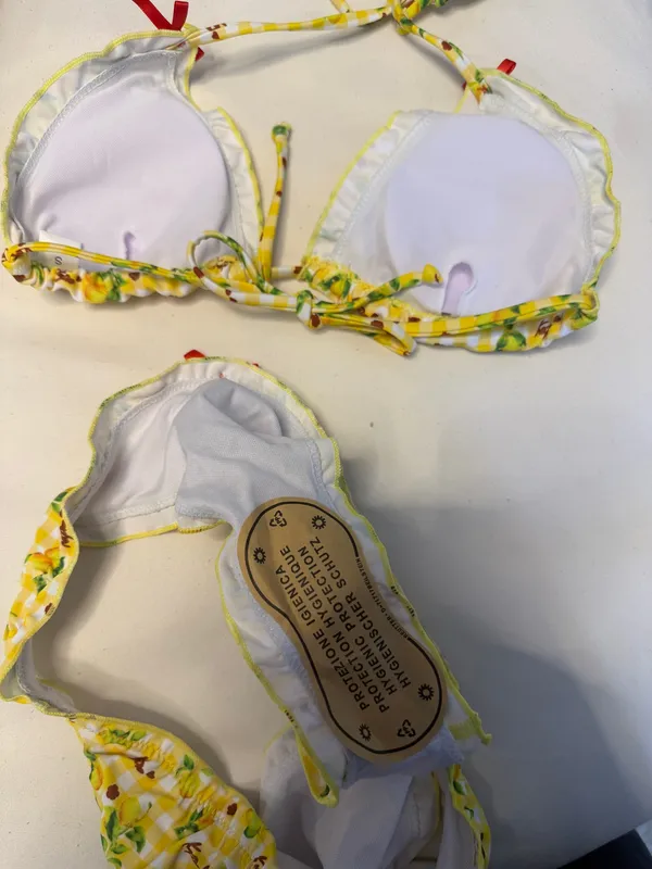 Yellow Bikini Shein Set - Image 5