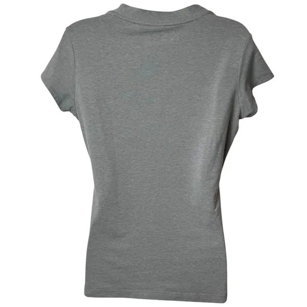 REI Grey V-Neck Blouse Camping Hiking Outdoors‎ Athletic Comfort Stretch S - Image 5