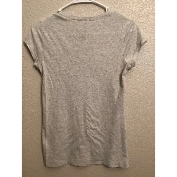 No Boundaries (NOBO) Basic Gray Scoop-neck Short Sleeve t-shirt M - Image 4