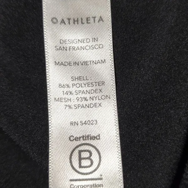Athleta Womens‎ Black Long Sleeve Yosemite Top XS - Image 5