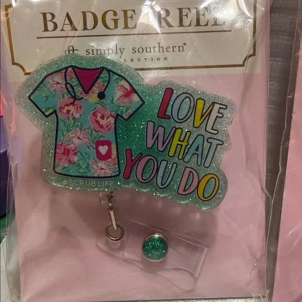 4 Simply Southern Badge Reels. Features 'Floss Like a Boss' text. - Image 7