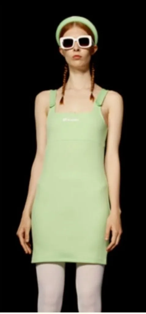 Zara Neon Green‎ Lotto Dress NWT - Image 2