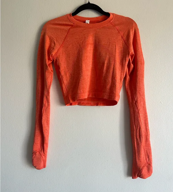 Lululemon Swiftly Tech Cropped Long Sleeve Shirt 2.0 - Image 4